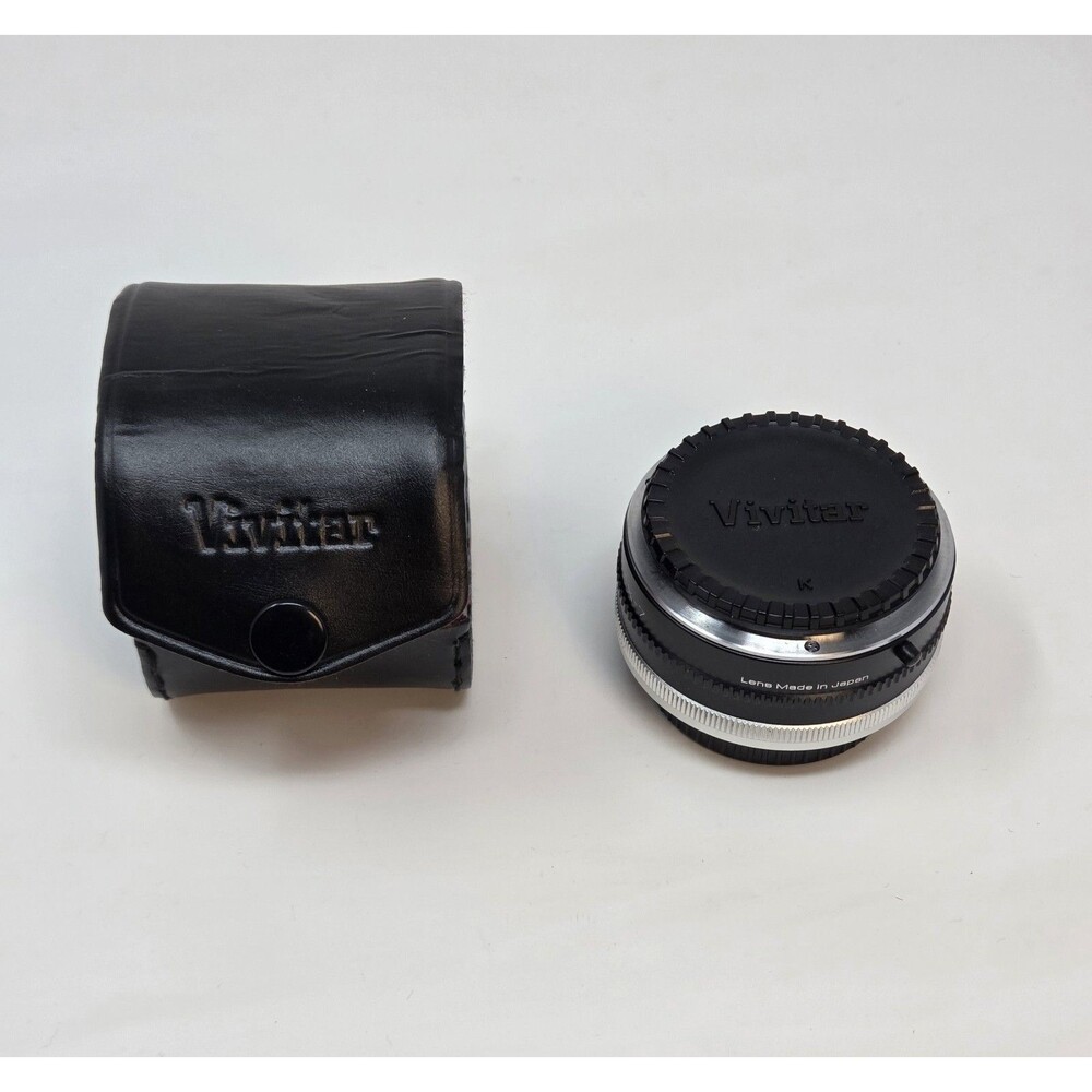 Vivitar Automatic Tele Converter 2X-7 Konica AR Mount Caps Case Japan